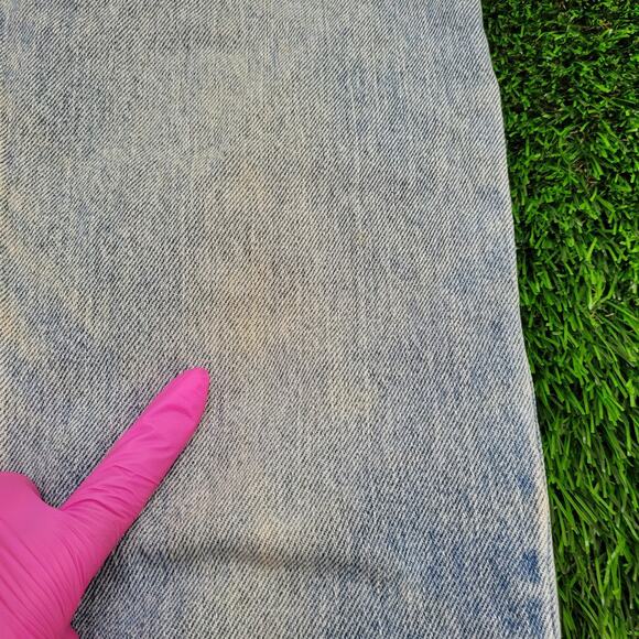 Vintage LEVIS 550 High-Waist Baggy Jeans Womens 4/5 28x31 USA Made - Picture 7 of 16